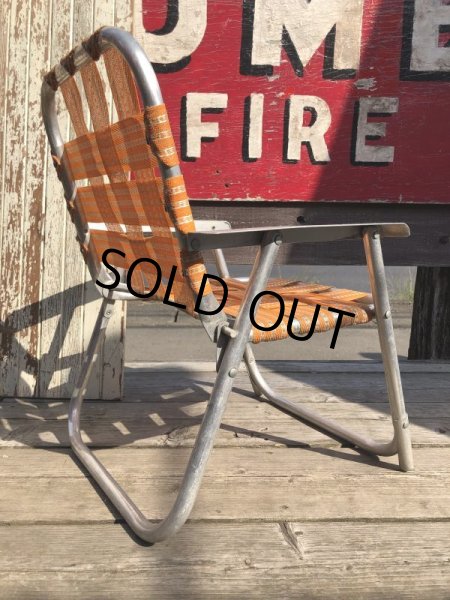 画像6: 60s Vintage Folding Lawn Chair Kid's (B833) (6)