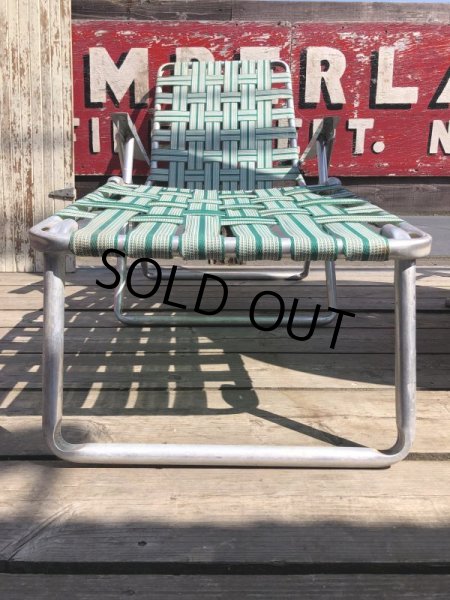 画像7: 60s Vintage Folding Lawn Chair Long (B835) (7)