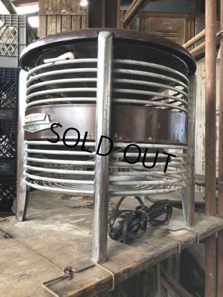 画像7: Vintage ROBBINS & MYERS Ottoman Stool Floor Circular Fan (B829) (7)