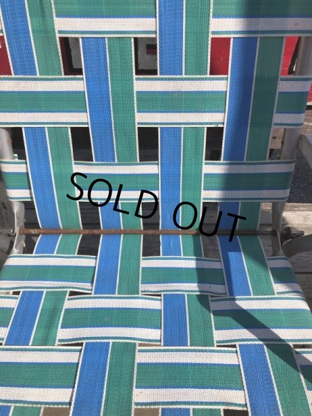 画像10: 60s Vintage Folding Lawn Chair (B830) (10)