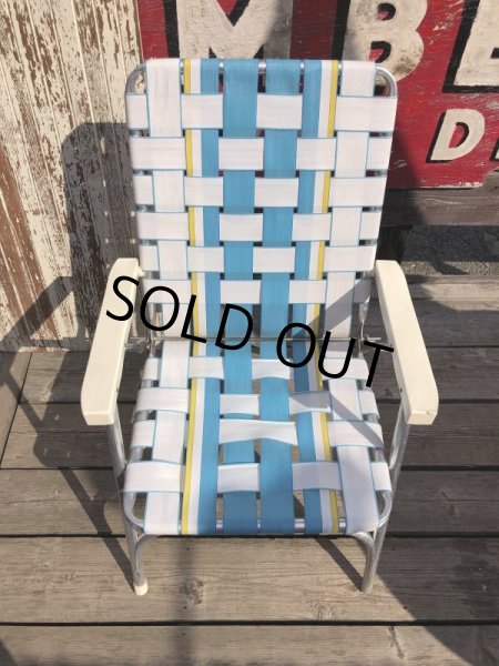 画像15: 60s Vintage Folding Lawn Chair A (B831) (15)