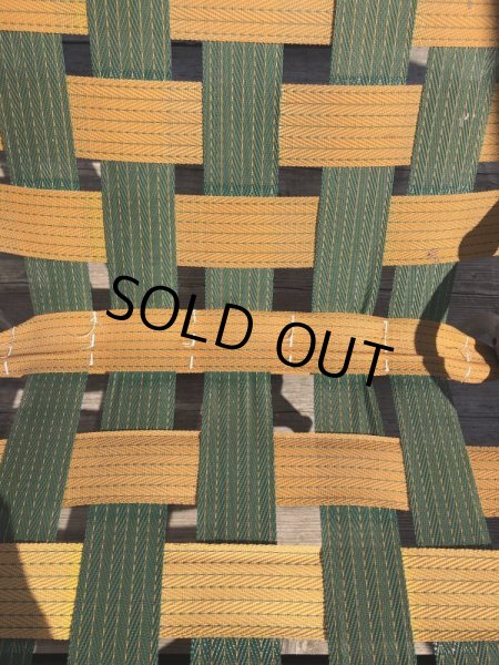 画像14: 60s Vintage Folding Lawn Chair Long (B834) (14)