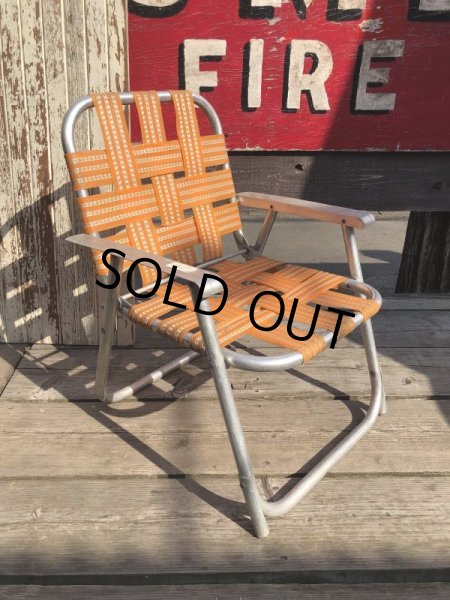 画像5: 60s Vintage Folding Lawn Chair Kid's (B833) (5)