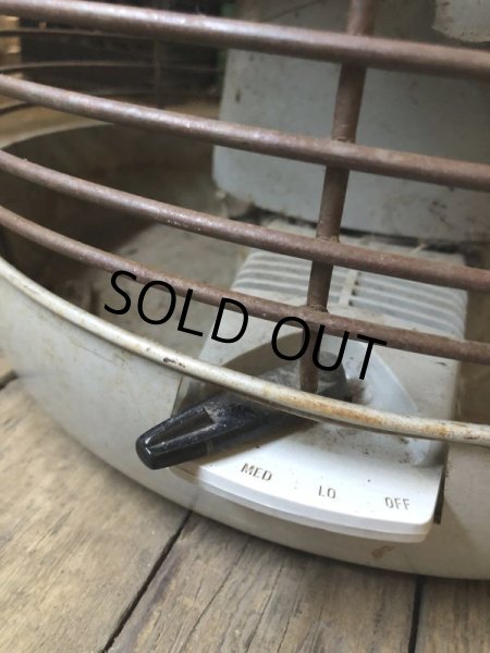 画像9: Vintage General Electric GE Ottoman Stool Floor Circular Fan (B827) (9)