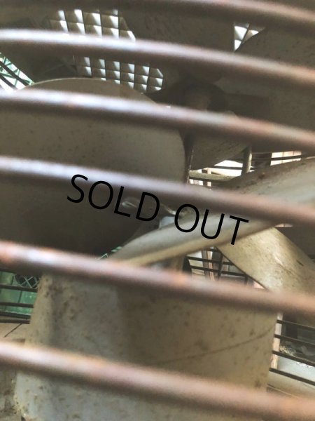 画像7: Vintage General Electric GE Ottoman Stool Floor Circular Fan (B827) (7)