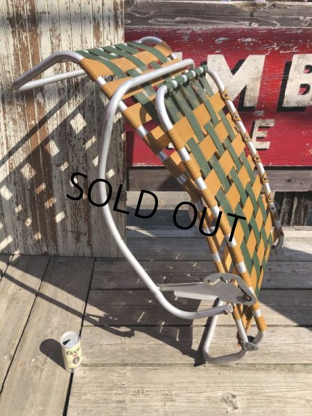 画像17: 60s Vintage Folding Lawn Chair Long (B834) (17)