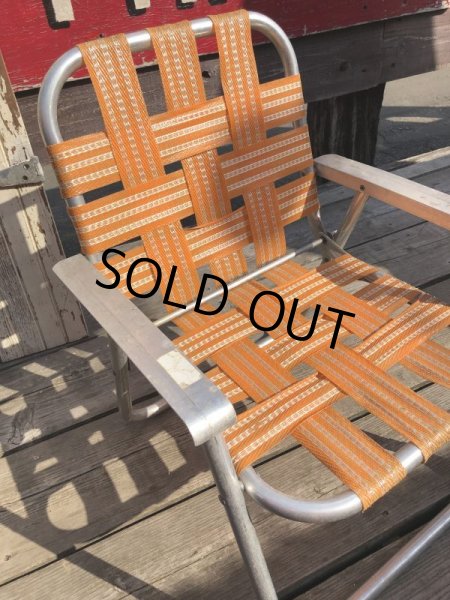 画像10: 60s Vintage Folding Lawn Chair Kid's (B833) (10)