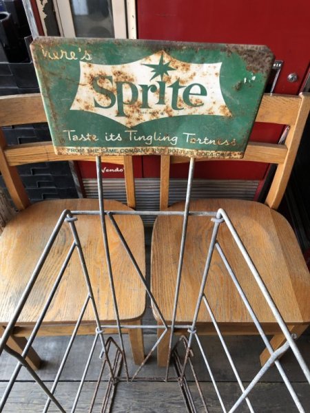 画像18: Vintage Sprite Soda Bottle General Store Wire/Metal Display Rack (B836) (18)