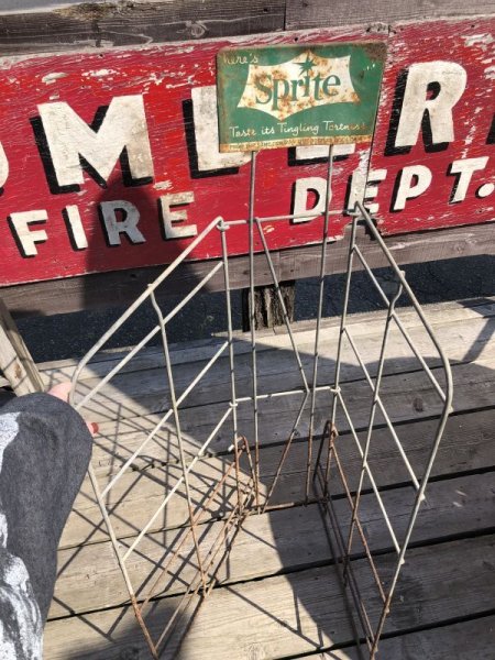画像3: Vintage Sprite Soda Bottle General Store Wire/Metal Display Rack (B836) (3)