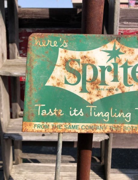 画像7: Vintage Sprite Soda Bottle General Store Wire/Metal Display Rack (B836) (7)