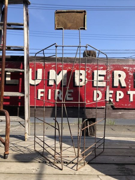 画像9: Vintage Sprite Soda Bottle General Store Wire/Metal Display Rack (B836) (9)