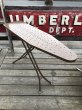 画像1: Vintage Metal Ironing Board Table (B839) (1)