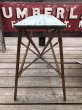 画像9: Vintage American Primitive Wooden Ironing Board Table (B838) (9)