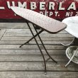 画像15: Vintage Metal Ironing Board Table (B839) (15)