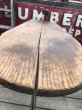 画像18: Vintage American Primitive Wooden Ironing Board Table (B837) (18)