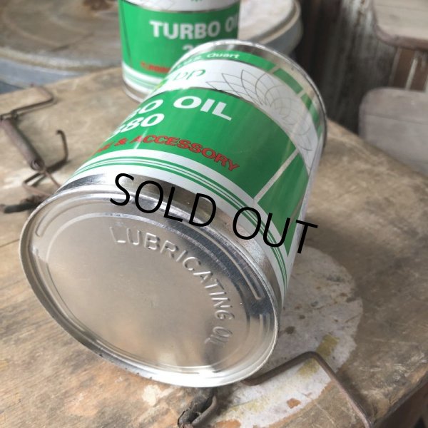 画像6: Vintage BP TURBO OIL Quart Oil can (B840)  (6)