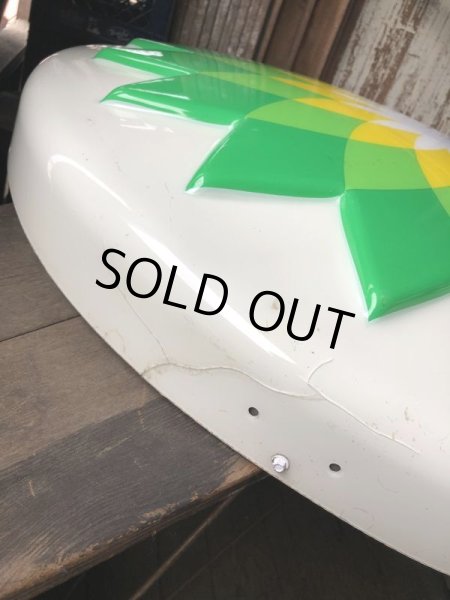 画像10: 【店舗引き取り限定】 Vintage Advertising BP British Petroleum Old Logo Lighted Store Sign (B841) (10)