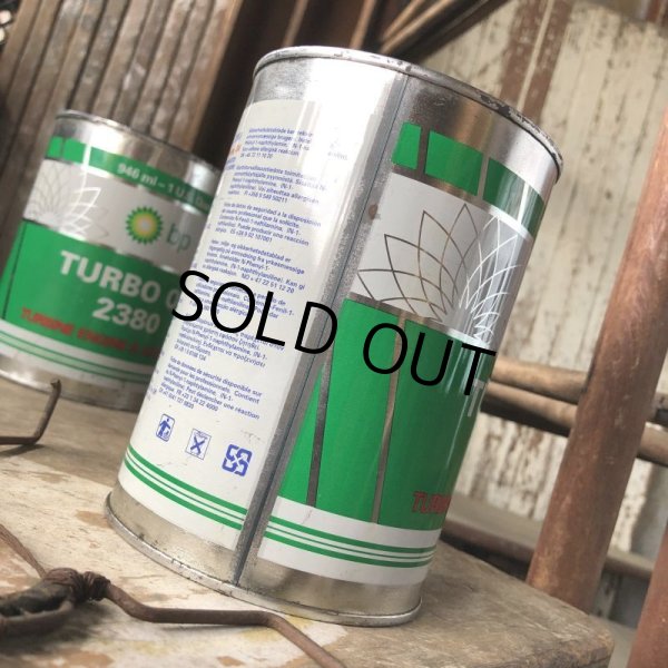 画像5: Vintage BP TURBO OIL Quart Oil can (B840)  (5)