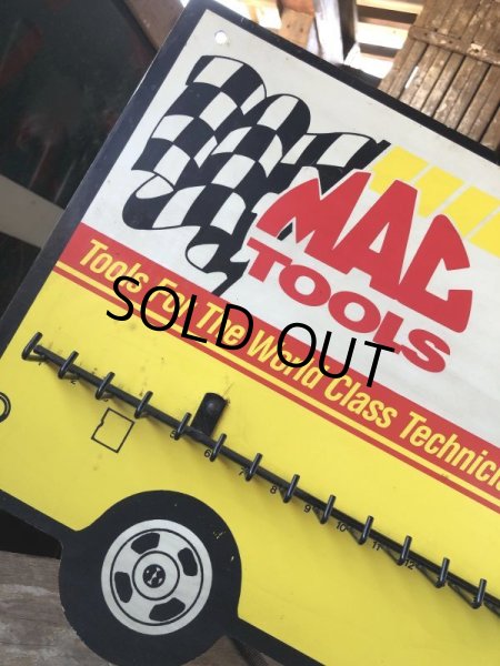 画像3: Vintage Adversiting MAC TOOLS Van Truck Shaped Key Holder Rack Sign (B842) (3)