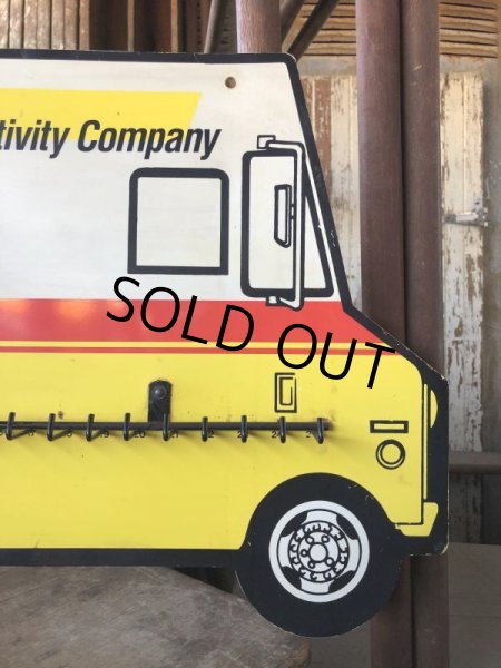 画像12: Vintage Adversiting MAC TOOLS Van Truck Shaped Key Holder Rack Sign (B842) (12)