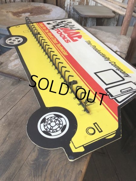 画像9: Vintage Adversiting MAC TOOLS Van Truck Shaped Key Holder Rack Sign (B842) (9)