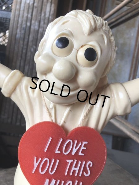 画像5: Vintage Message Doll Big Size I LOVE YOU THIS MUCH (B844) (5)