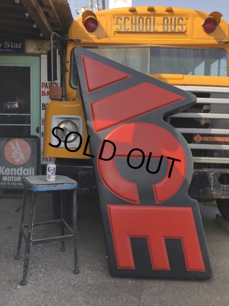 画像15: 【店舗引き取り限定】Vintage ACE Hardware Tools Lighted Store Display Sign HUGE !! (B844) (15)