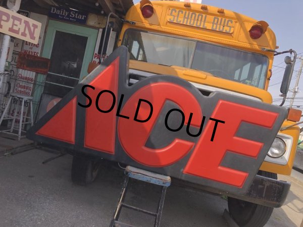 画像6: 【店舗引き取り限定】Vintage ACE Hardware Tools Lighted Store Display Sign HUGE !! (B844) (6)