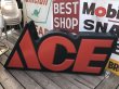 画像21: 【店舗引き取り限定】Vintage ACE Hardware Tools Lighted Store Display Sign HUGE !! (B844) (21)