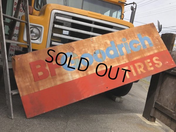 画像17: 【店舗引き取り限定】Vintage BF Goodrich Tires Advertising Store Display Sign HUGE !! (B845) (17)