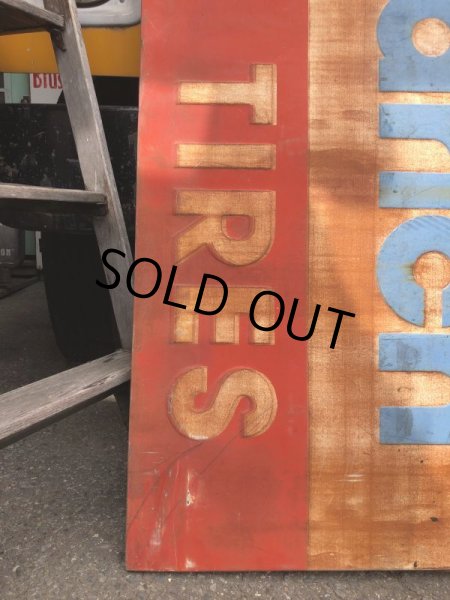 画像4: 【店舗引き取り限定】Vintage BF Goodrich Tires Advertising Store Display Sign HUGE !! (B845) (4)