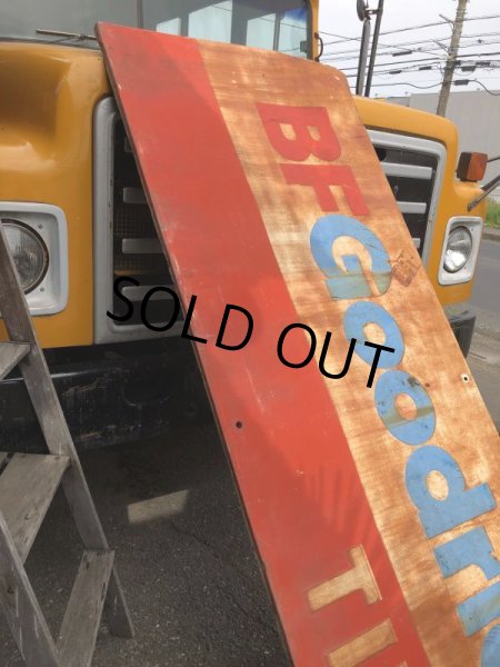 画像2: 【店舗引き取り限定】Vintage BF Goodrich Tires Advertising Store Display Sign HUGE !! (B845) (2)