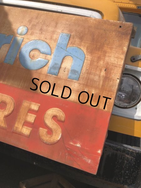 画像24: 【店舗引き取り限定】Vintage BF Goodrich Tires Advertising Store Display Sign HUGE !! (B845) (24)