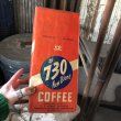 画像4: 50s Vintage Advertising Coffee Bags 730 New Blend Coffee (B856) (4)