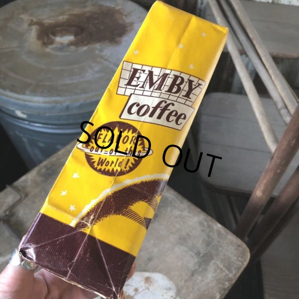 画像2: 50s Vintage Advertising Coffee Bags EMBY Coffee (B857) (2)