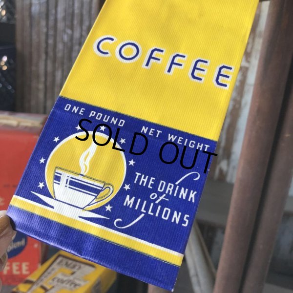 画像4: 50s Vintage Advertising Coffee Bags Unused NOS (B855) (4)