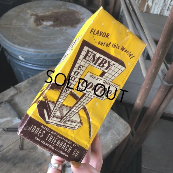 画像5: 50s Vintage Advertising Coffee Bags EMBY Coffee (B857) (5)