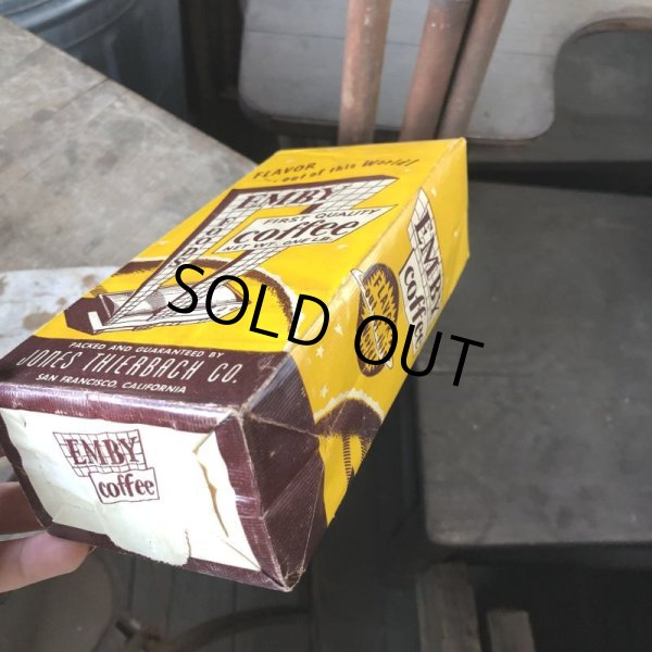 画像3: 50s Vintage Advertising Coffee Bags EMBY Coffee (B857) (3)