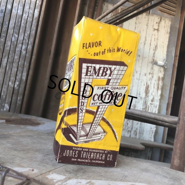 画像10: 50s Vintage Advertising Coffee Bags EMBY Coffee (B857) (10)