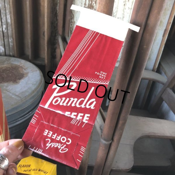 画像2: 50s Vintage Advertising Coffee Bags Unused NOS (B849) (2)