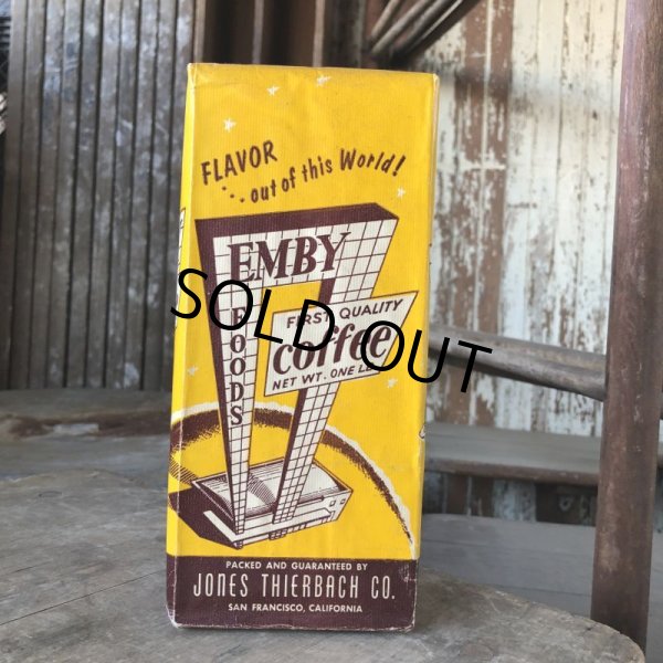 画像6: 50s Vintage Advertising Coffee Bags EMBY Coffee (B857) (6)