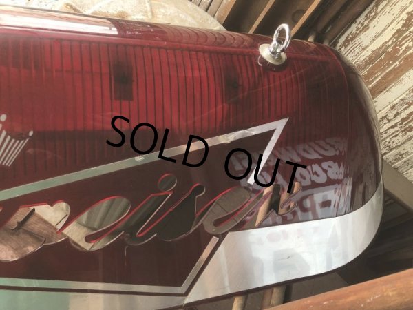 画像13: 【店舗引き取り限定】Vintage Anheuser-Busch Budweiser Advertising Pool Table Light Up Bar Pub Sign (B860) (13)