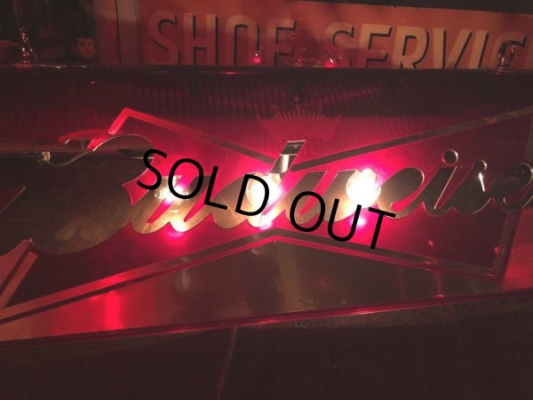 画像31: 【店舗引き取り限定】Vintage Anheuser-Busch Budweiser Advertising Pool Table Light Up Bar Pub Sign (B860) (31)