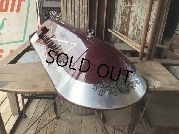画像9: 【店舗引き取り限定】Vintage Anheuser-Busch Budweiser Advertising Pool Table Light Up Bar Pub Sign (B860) (9)