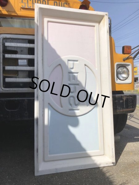 画像7: Vintage Pepsi Cola Advertising Store Display Embossed Plastic Lighted Sign Huge!  (B860) (7)