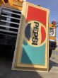 画像4: Vintage Pepsi Cola Advertising Store Display Embossed Plastic Lighted Sign Huge!  (B860) (4)