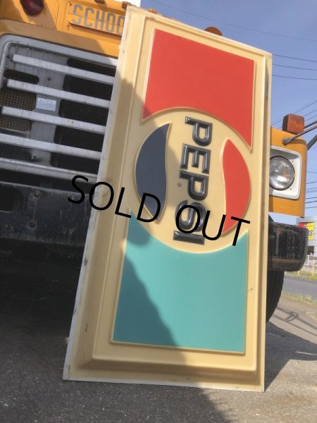 画像4: Vintage Pepsi Cola Advertising Store Display Embossed Plastic Lighted Sign Huge!  (B860) (4)