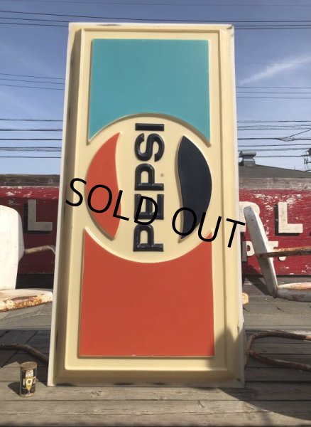 画像24: Vintage Pepsi Cola Advertising Store Display Embossed Plastic Lighted Sign Huge!  (B860) (24)