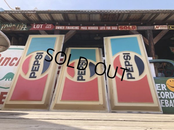 画像11: Vintage Pepsi Cola Advertising Store Display Embossed Plastic Lighted Sign Huge!  (B860) (11)