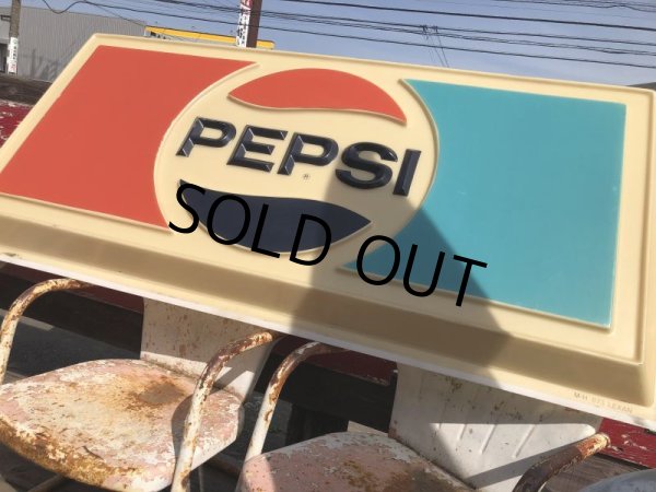 画像23: Vintage Pepsi Cola Advertising Store Display Embossed Plastic Lighted Sign Huge!  (B860) (23)